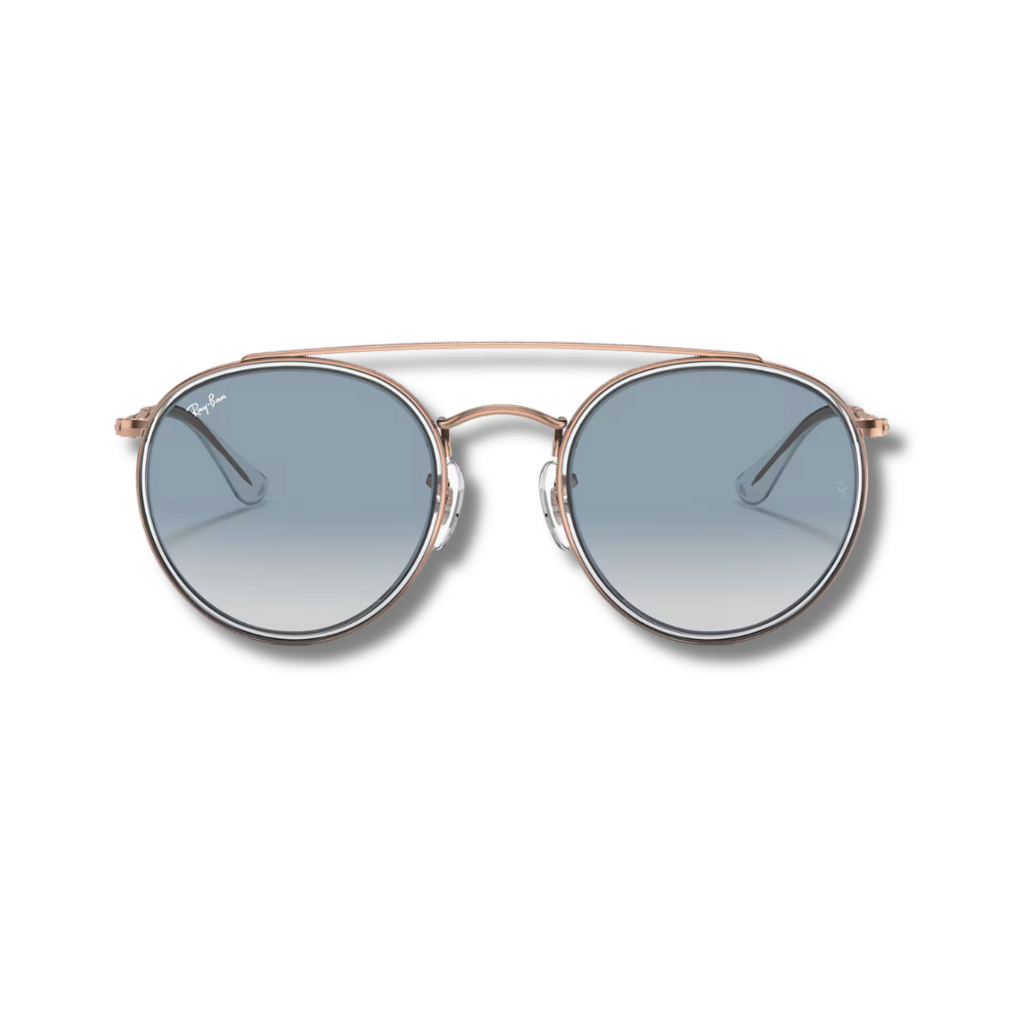 Ray Ban Round Double Bridge Blue Bronce