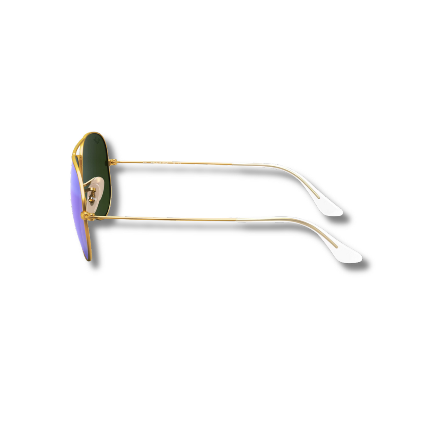 Ray Ban Aviator Flash Lenses Blue - Gold