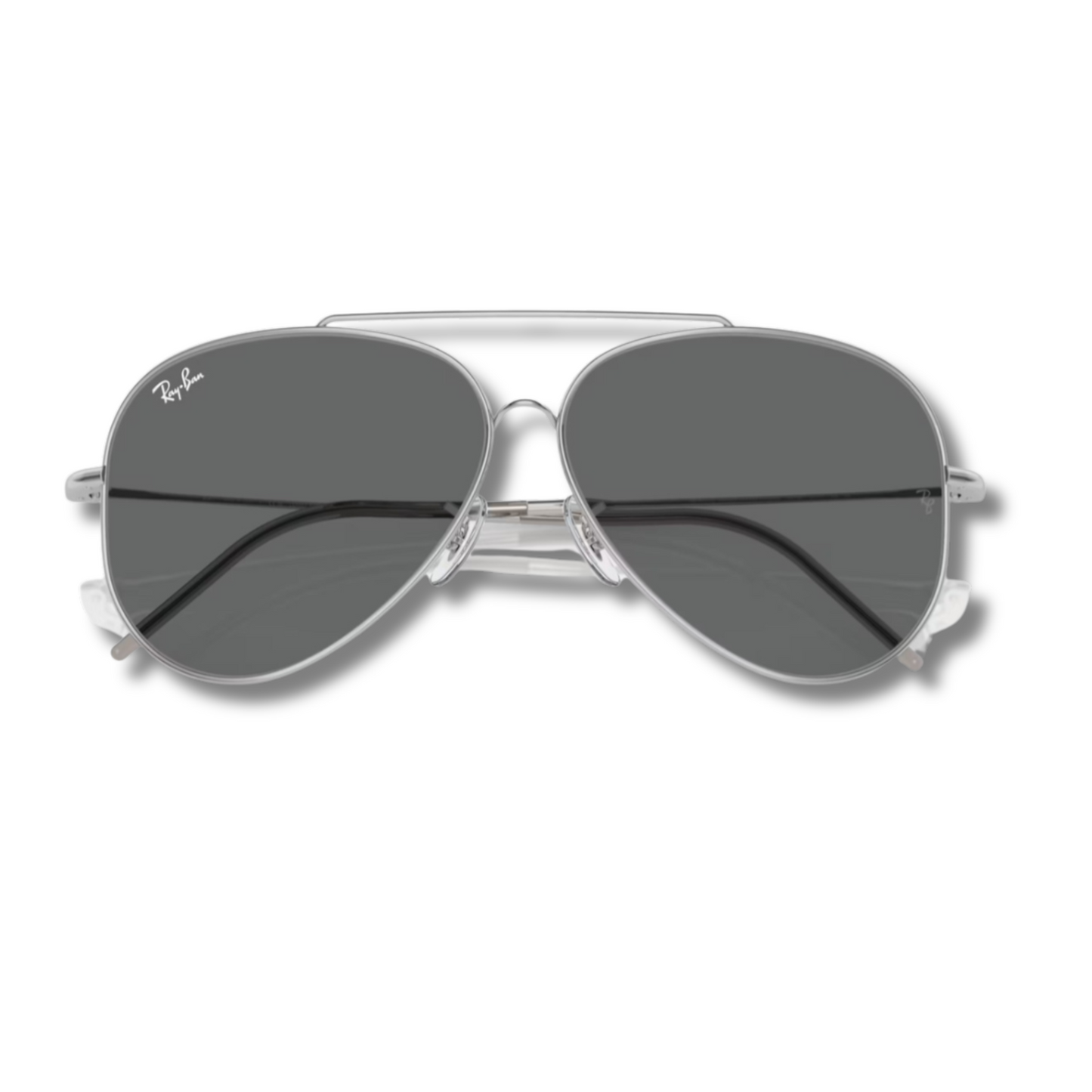 Ray Ban Aviator Reverse Silver