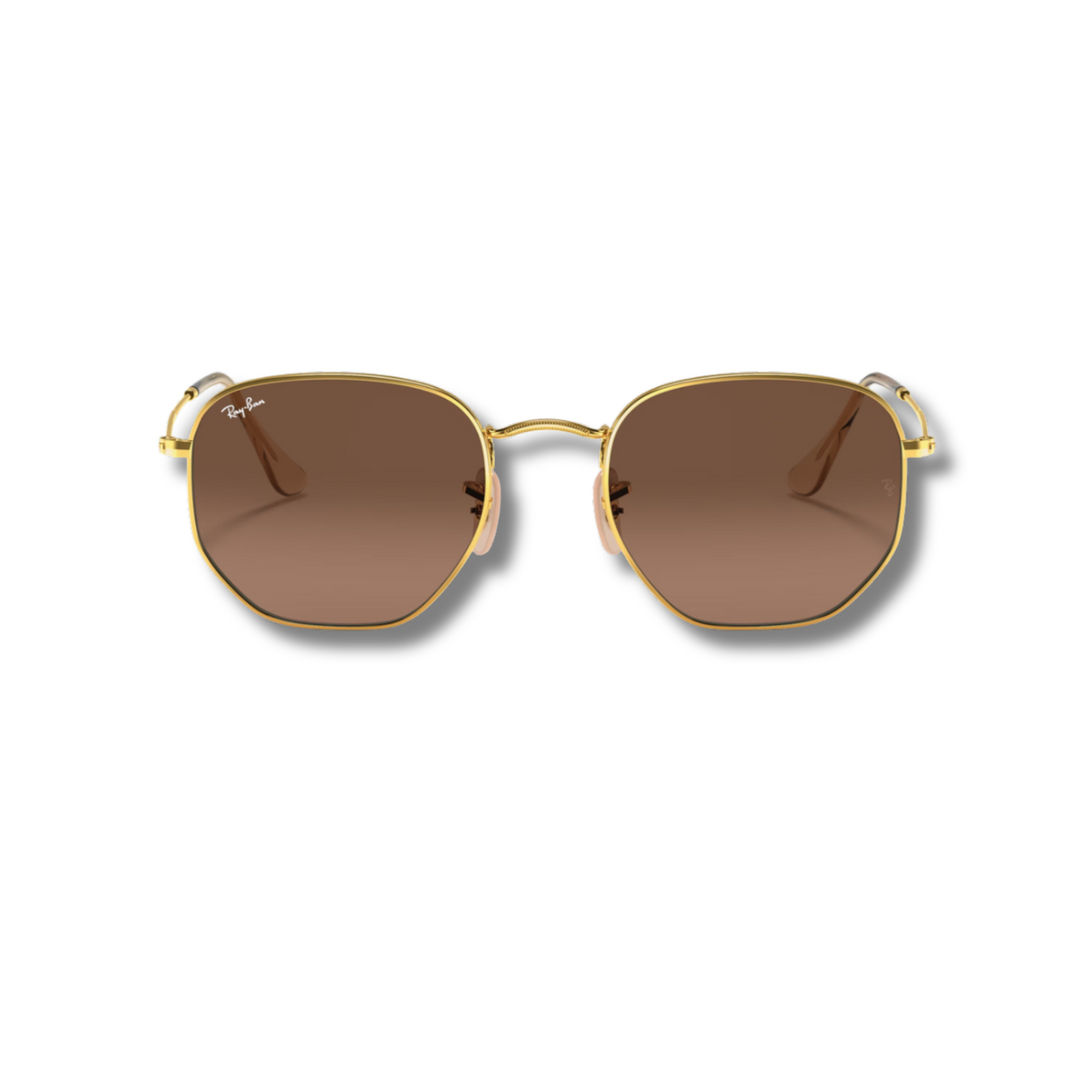 Ray Ban Hexagonal Brown