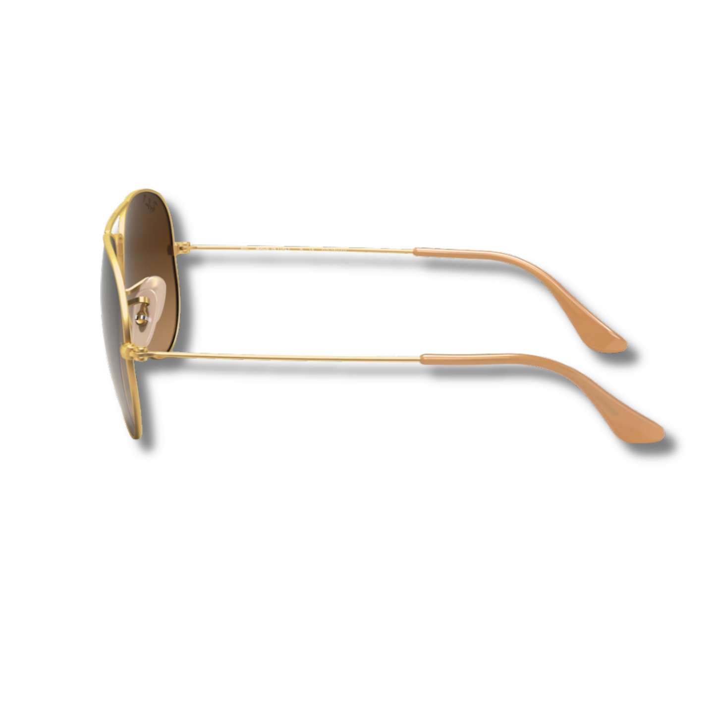 Ray Ban Aviator Gradient Brown - Gold