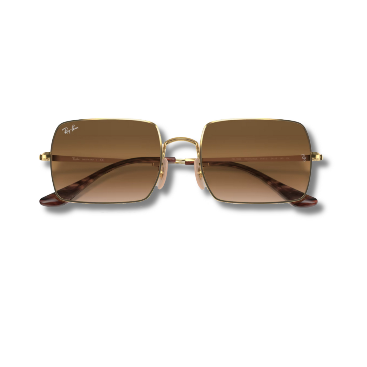 Ray Ban Rectangle 1969 Brown Gradient
