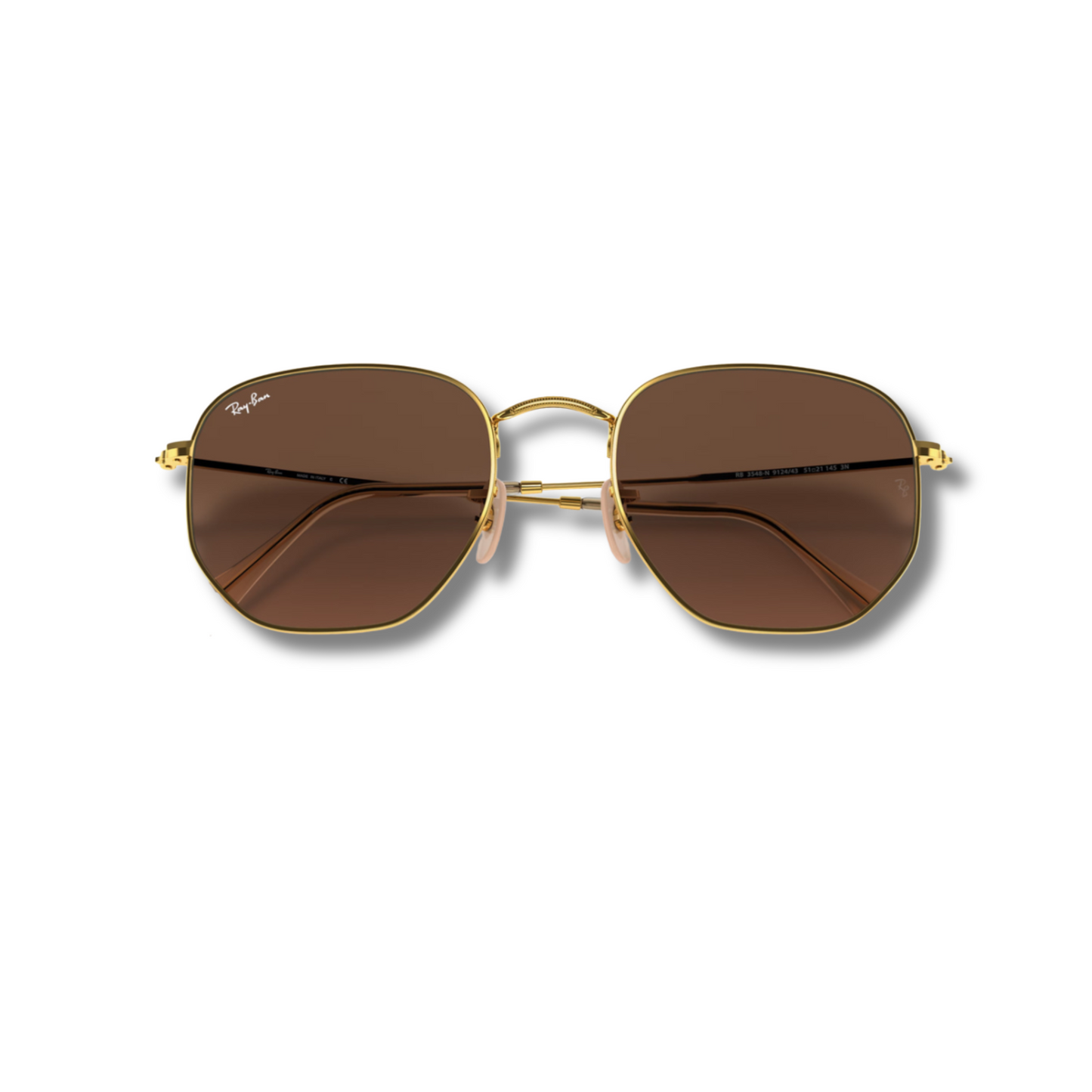 Ray Ban Hexagonal Brown