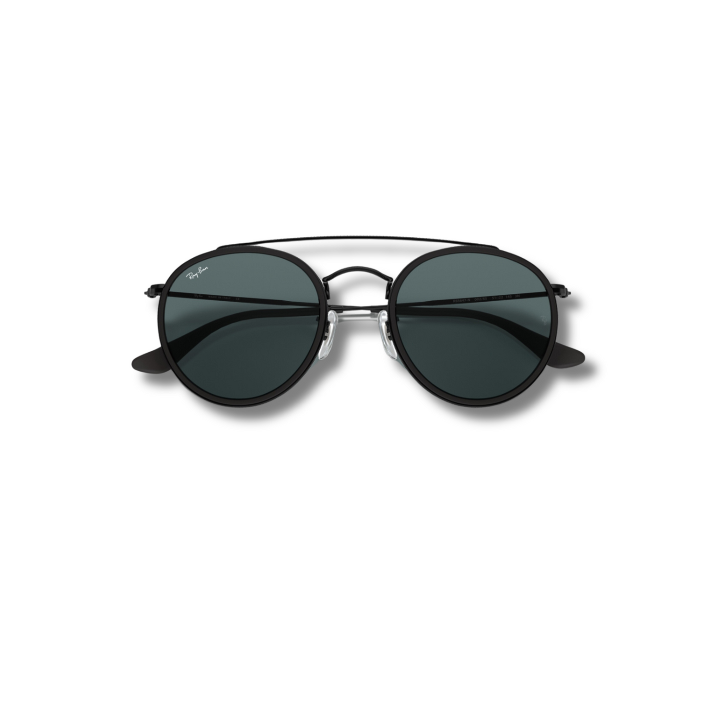 Ray Ban Round Double Bridge Black