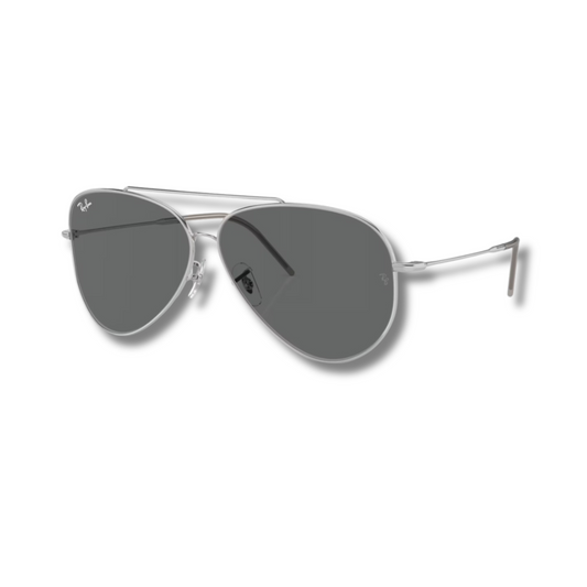 Ray Ban Aviator Reverse Silver