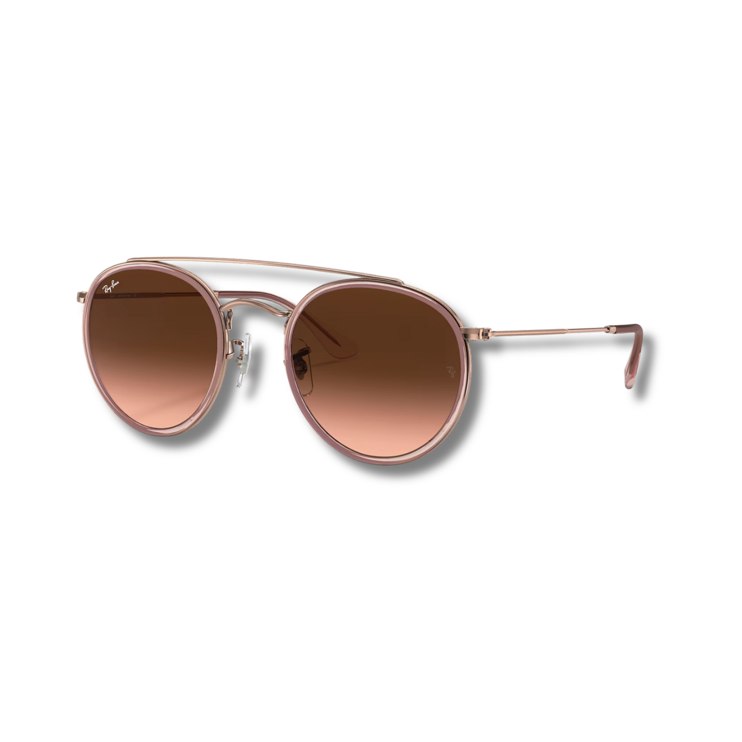 Ray Ban Round Double Bridge Bronce