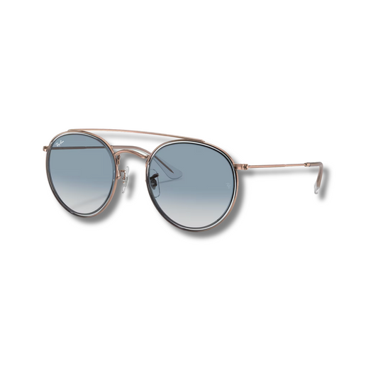Ray Ban Round Double Bridge Blue Bronce
