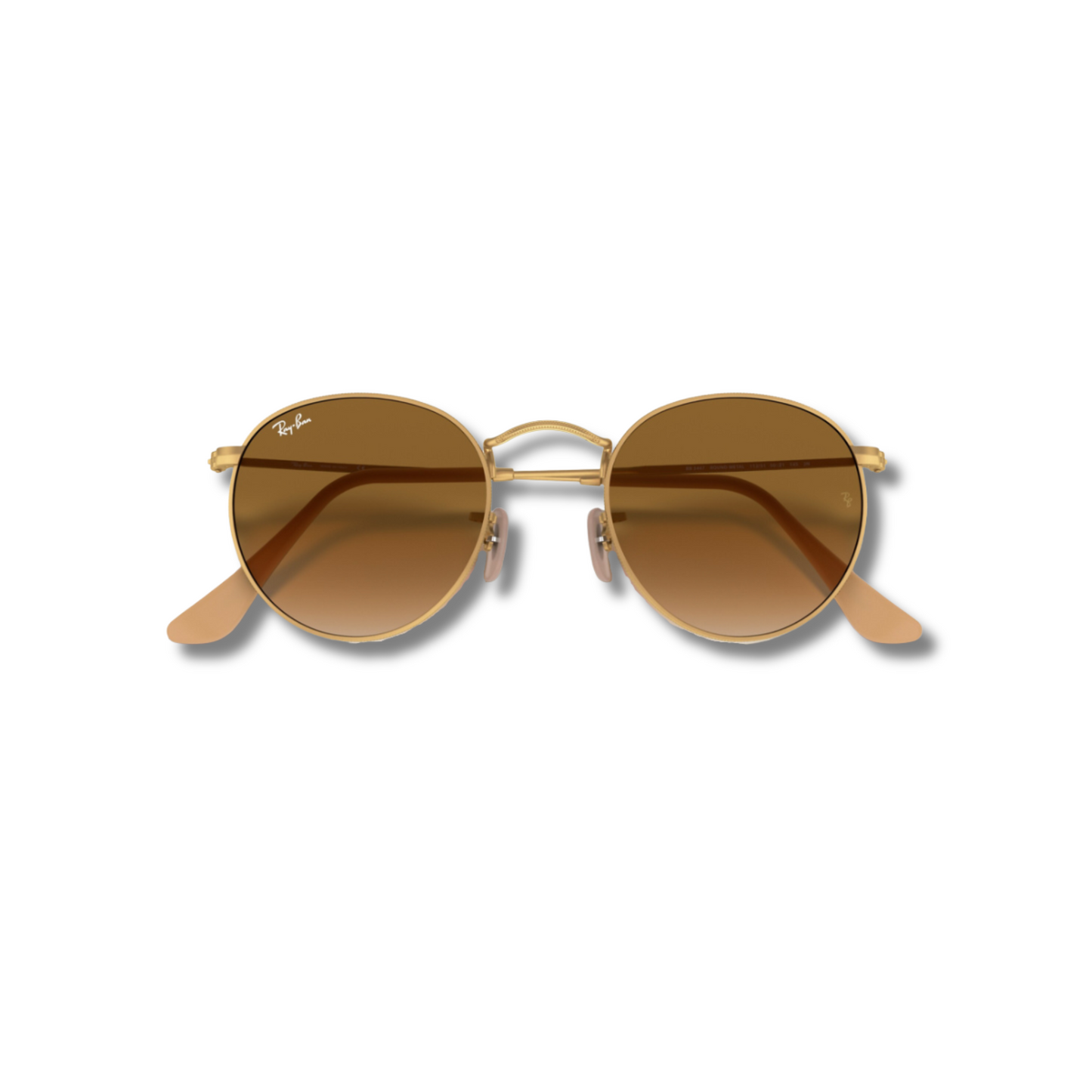 Gafas de Sol RB Round Metal Brown Gradient