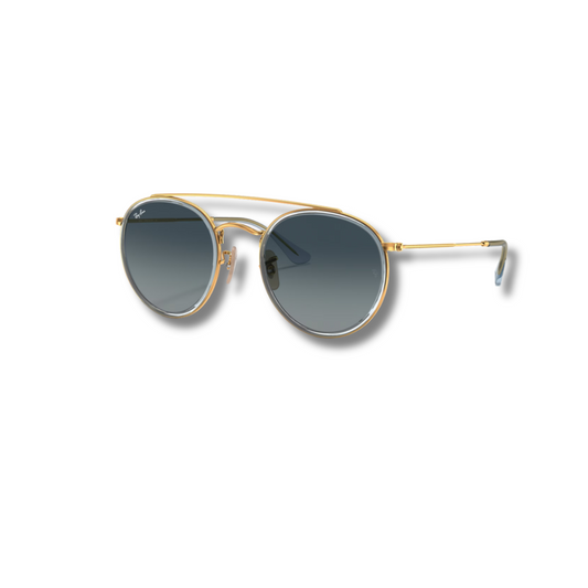 Ray Ban Round Double Bridge Light blue