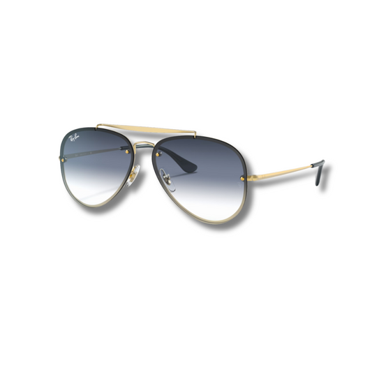 Ray Ban Blaze Aviator Blue  Gold